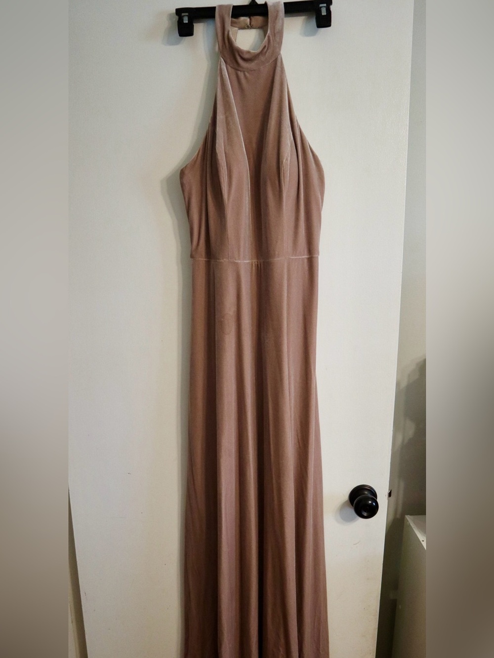 Revelry velvet champagne event/bridesmaid dress size 10